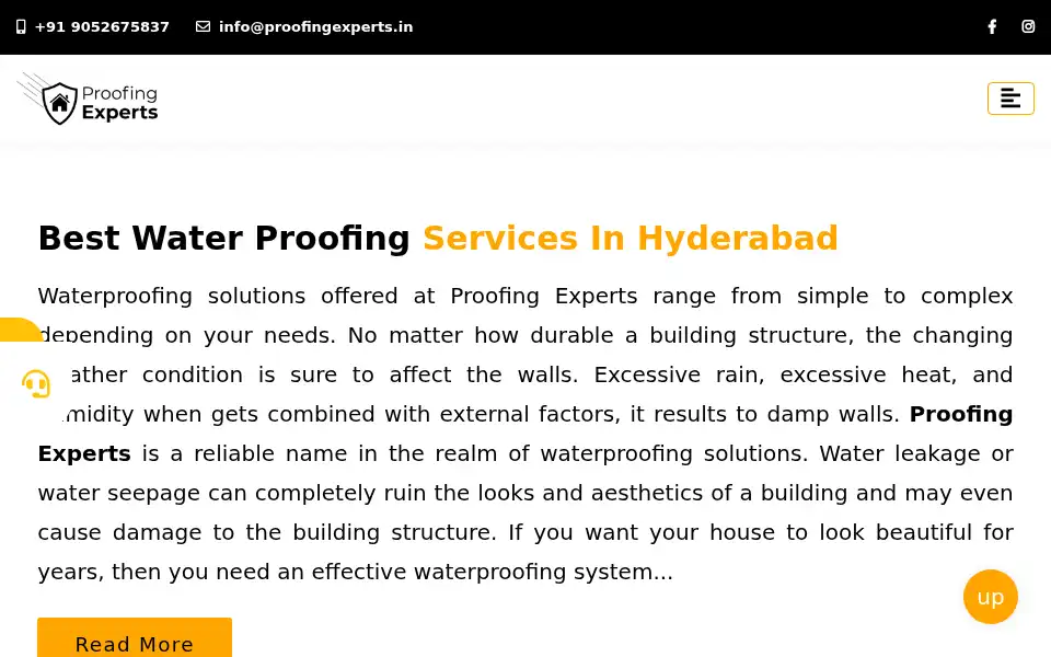 Screenshot of proofingexperts.in