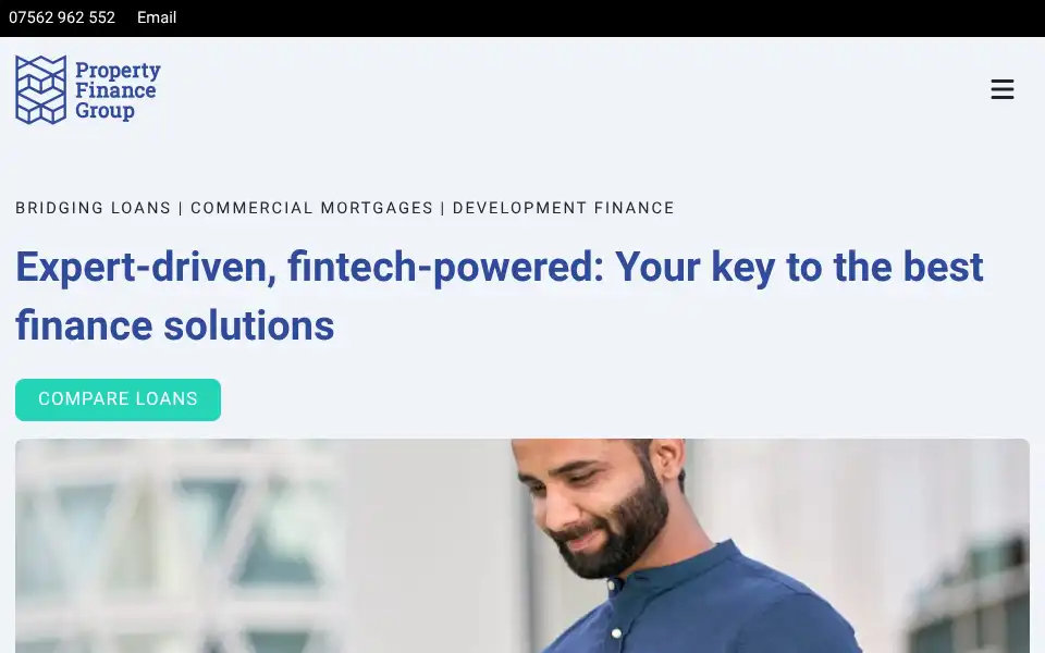 Screenshot of propertyfinancegroup.com