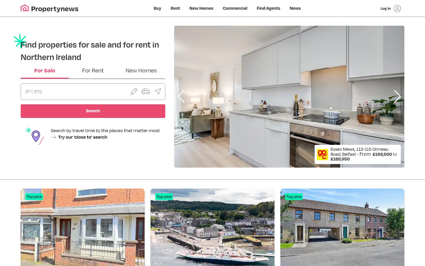 Screenshot of propertynews.com