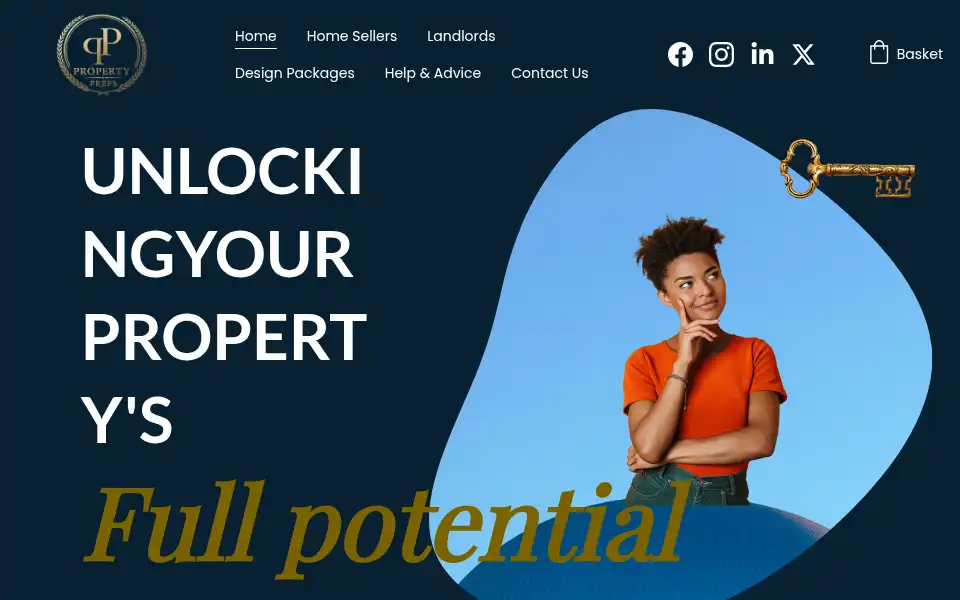 Screenshot of propertypreps.co.uk