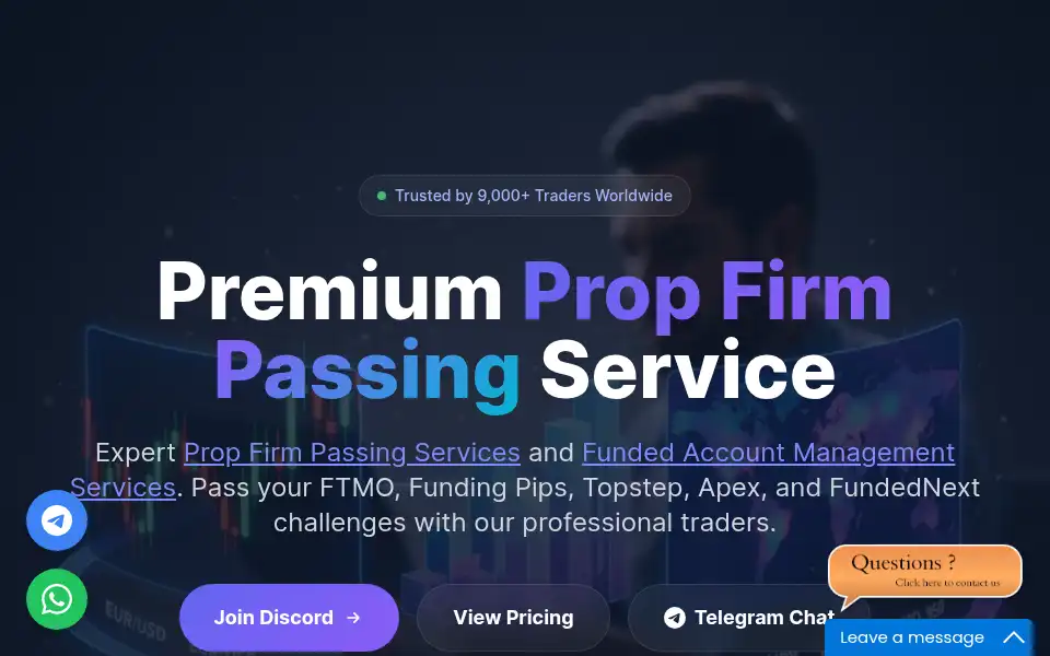 Screenshot of propfirmgurus.com