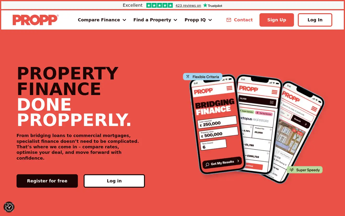 Screenshot of propp.io
