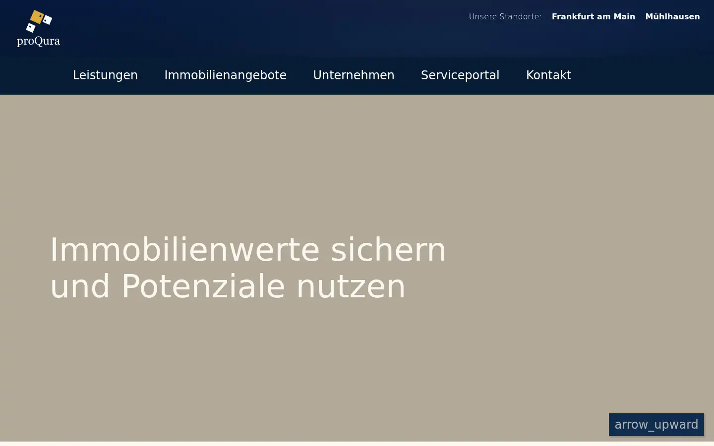 Screenshot of proqura.de