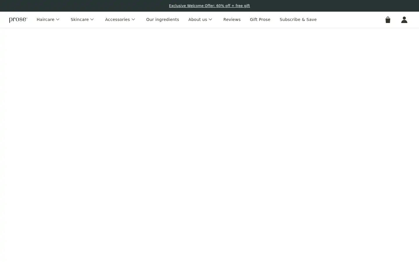 Screenshot of prose.com