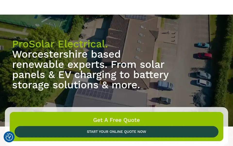 Screenshot of prosolarelectrical.co.uk