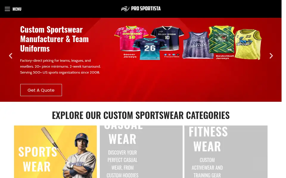 Screenshot of prosportista.com