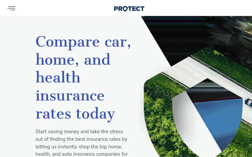 Screenshot of protect.com