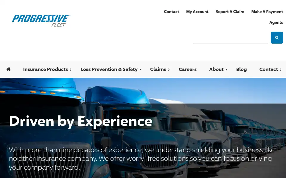 Screenshot of protectiveinsurance.com