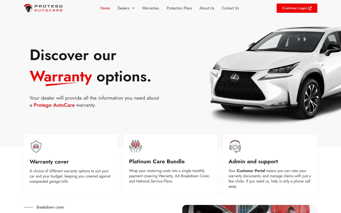 Screenshot of protegoautocare.com
