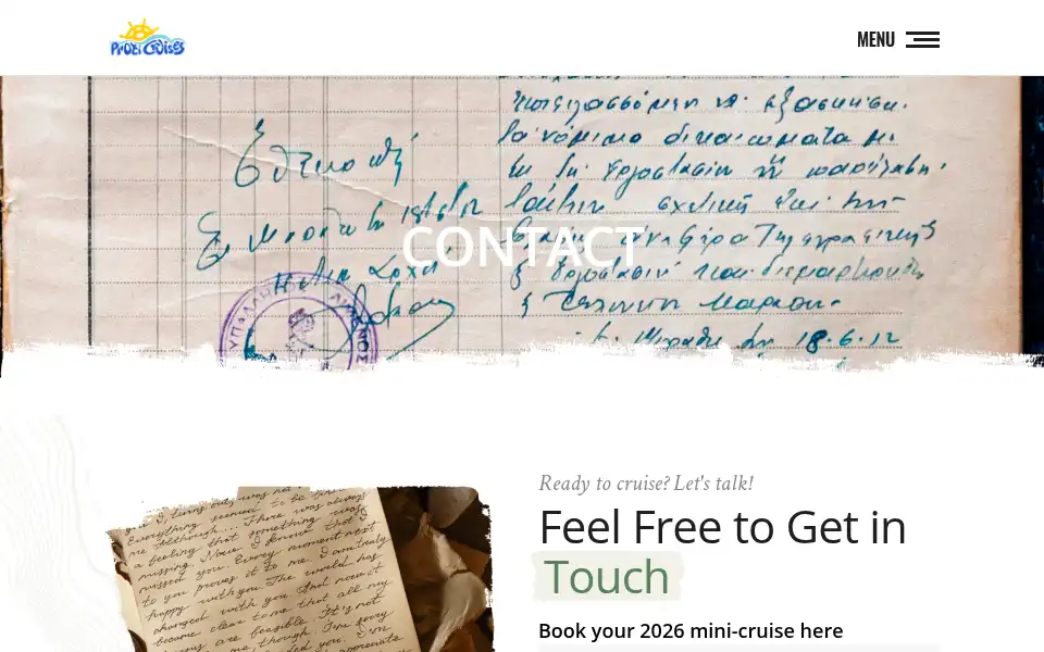 Screenshot of proticruises.gr