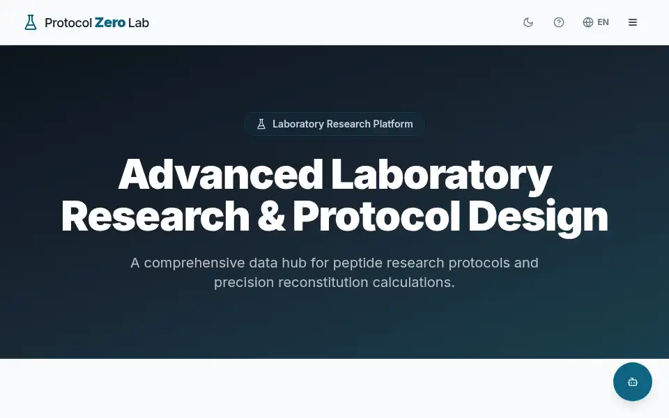 Screenshot of protocolzerolab.com