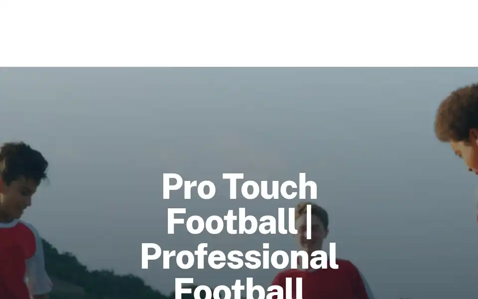 Screenshot of protouchfootball.com