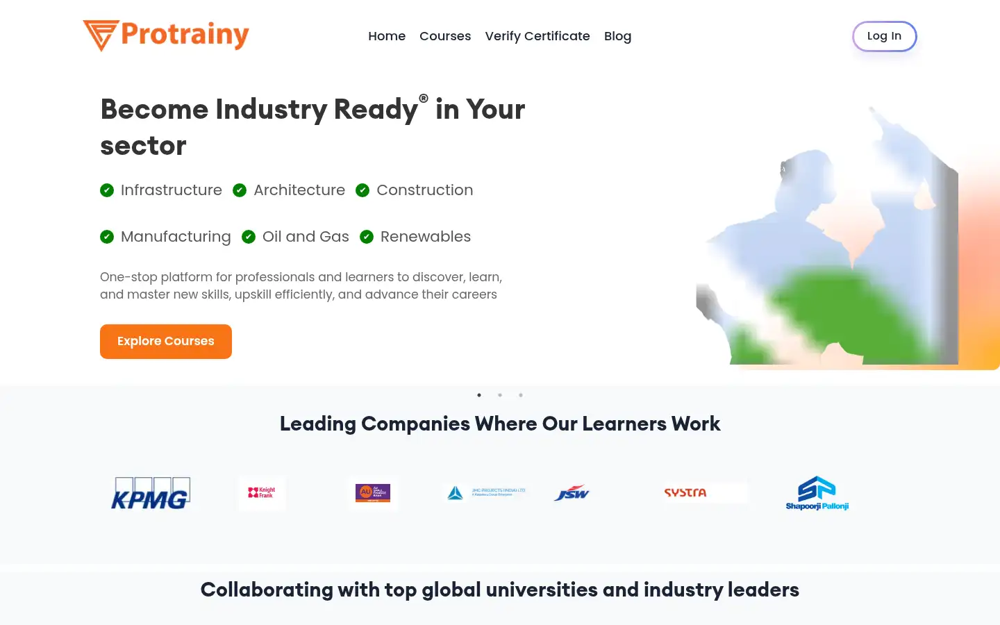 Screenshot of protrainy.com