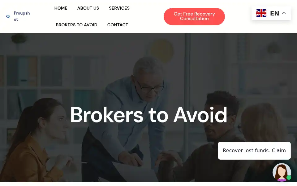 Screenshot of proupshot.co