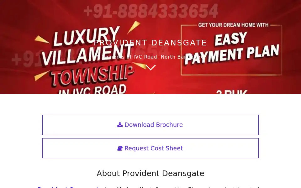 Screenshot of providentdeensgate.in