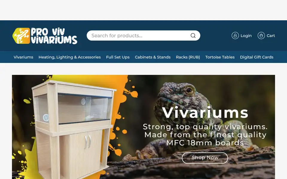 Screenshot of provivs.co.uk