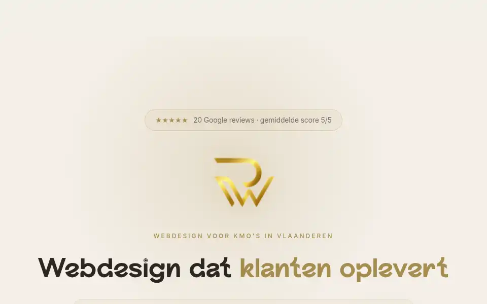 Screenshot of prowebsite.be
