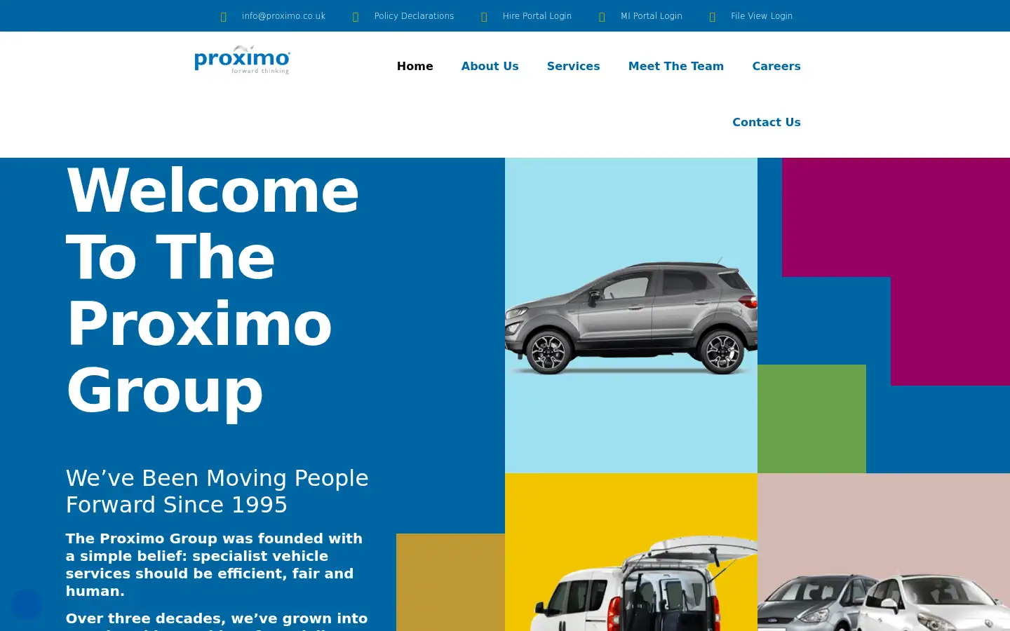 Screenshot of proximo.co.uk