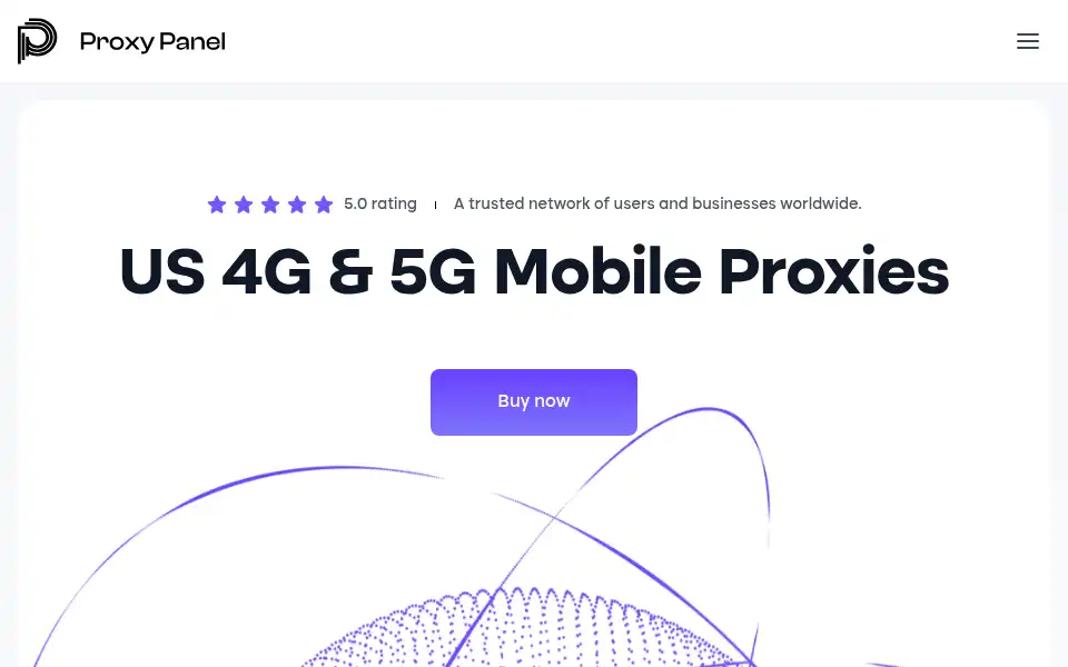 Screenshot of proxypanel.io
