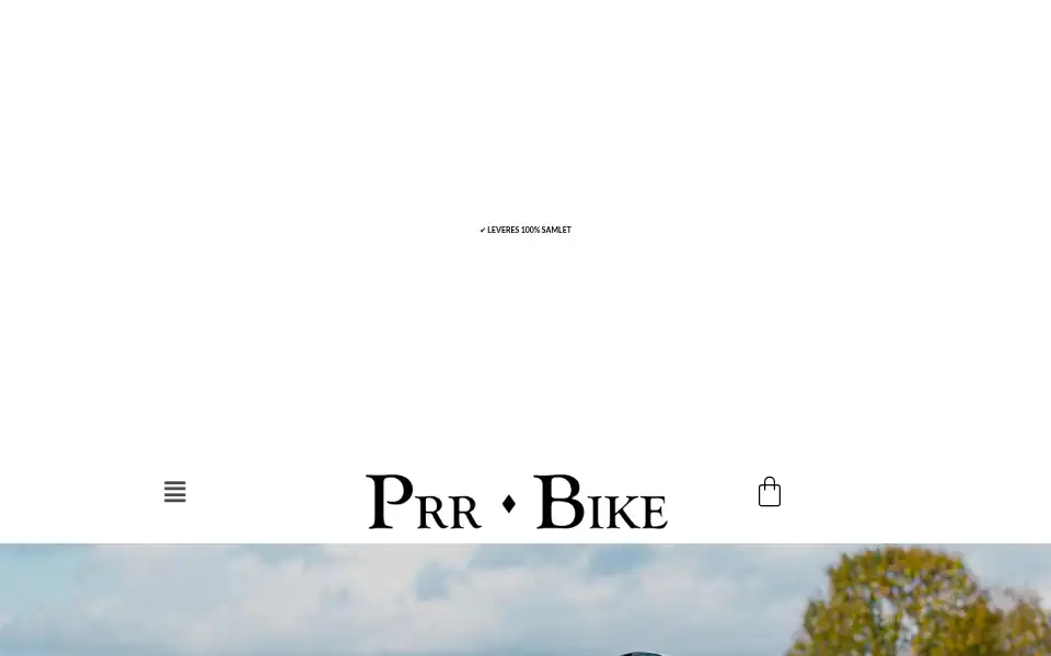 Screenshot of prrbike.dk
