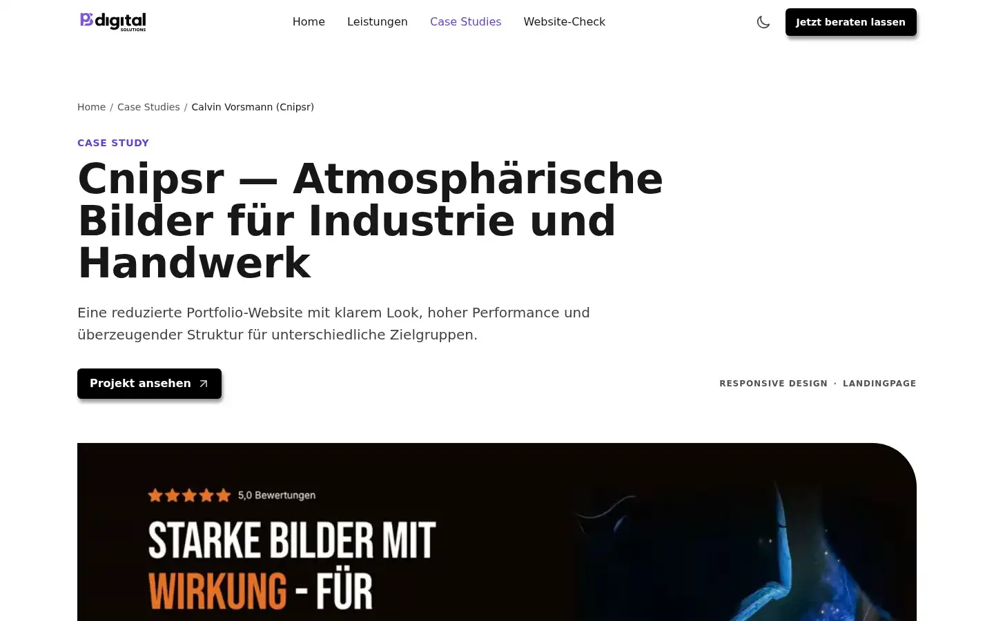 Screenshot of ps-digital-solutions.de