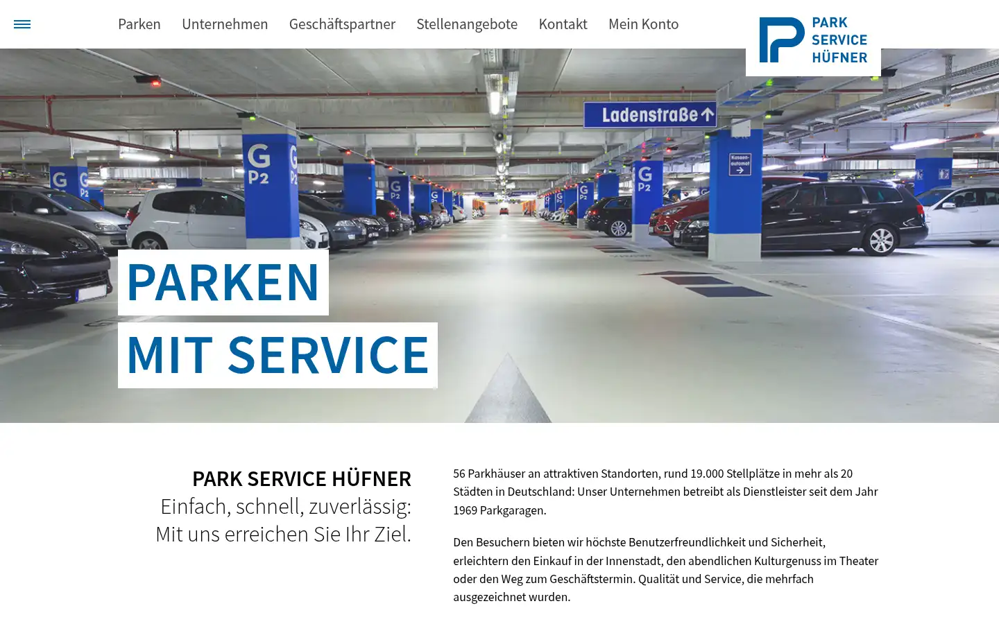 Screenshot of ps-huefner.de