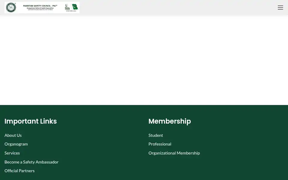 Screenshot of psc.org.pk