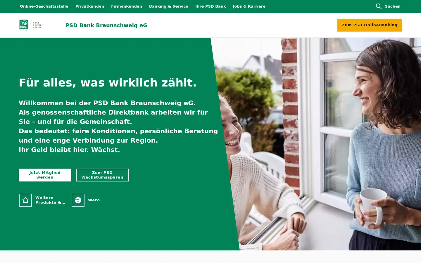 Screenshot of psd-braunschweig.de