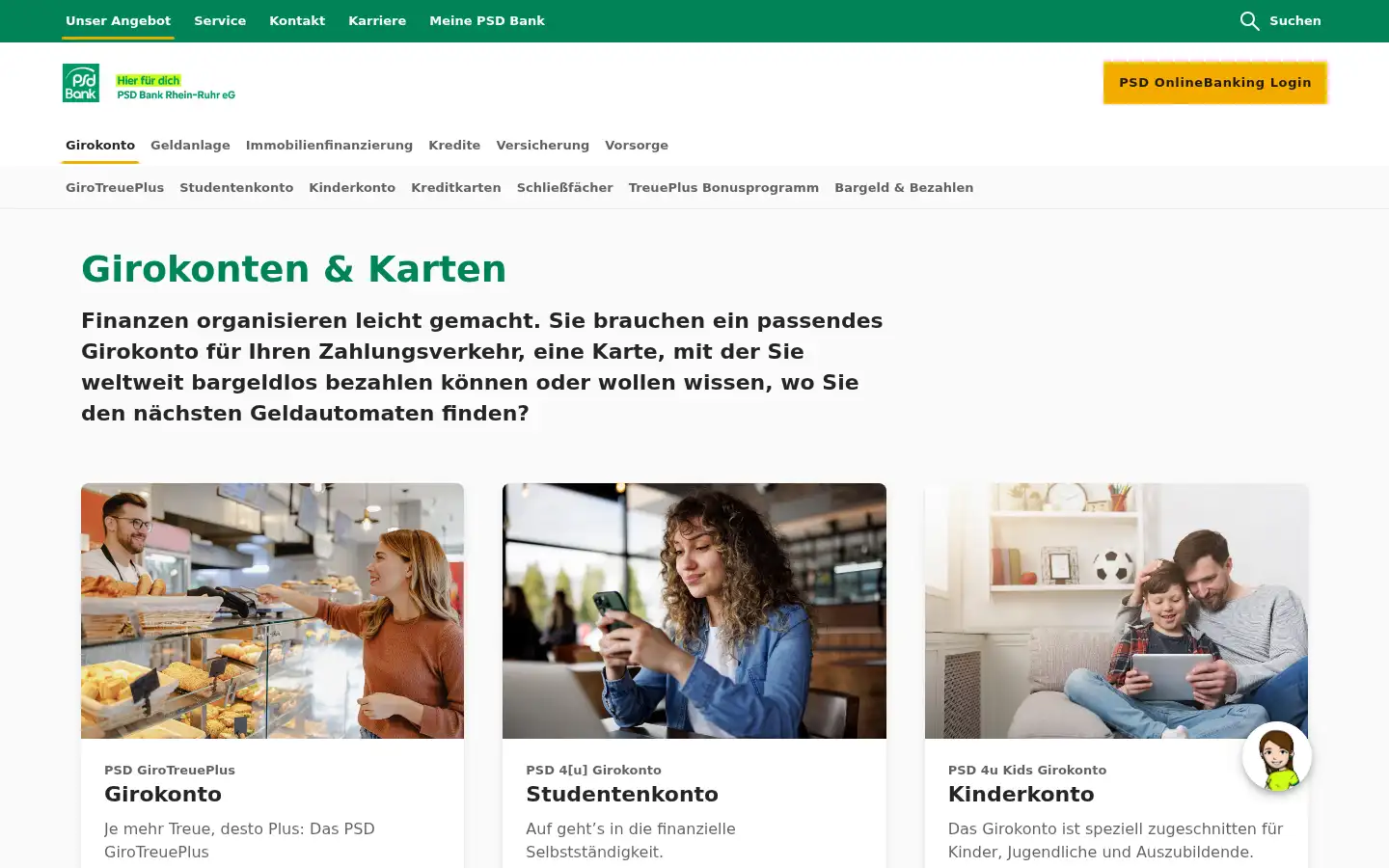 Screenshot of psd-rhein-ruhr.de