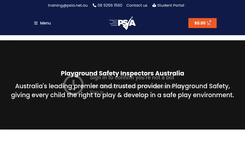 Screenshot of psia.net.au