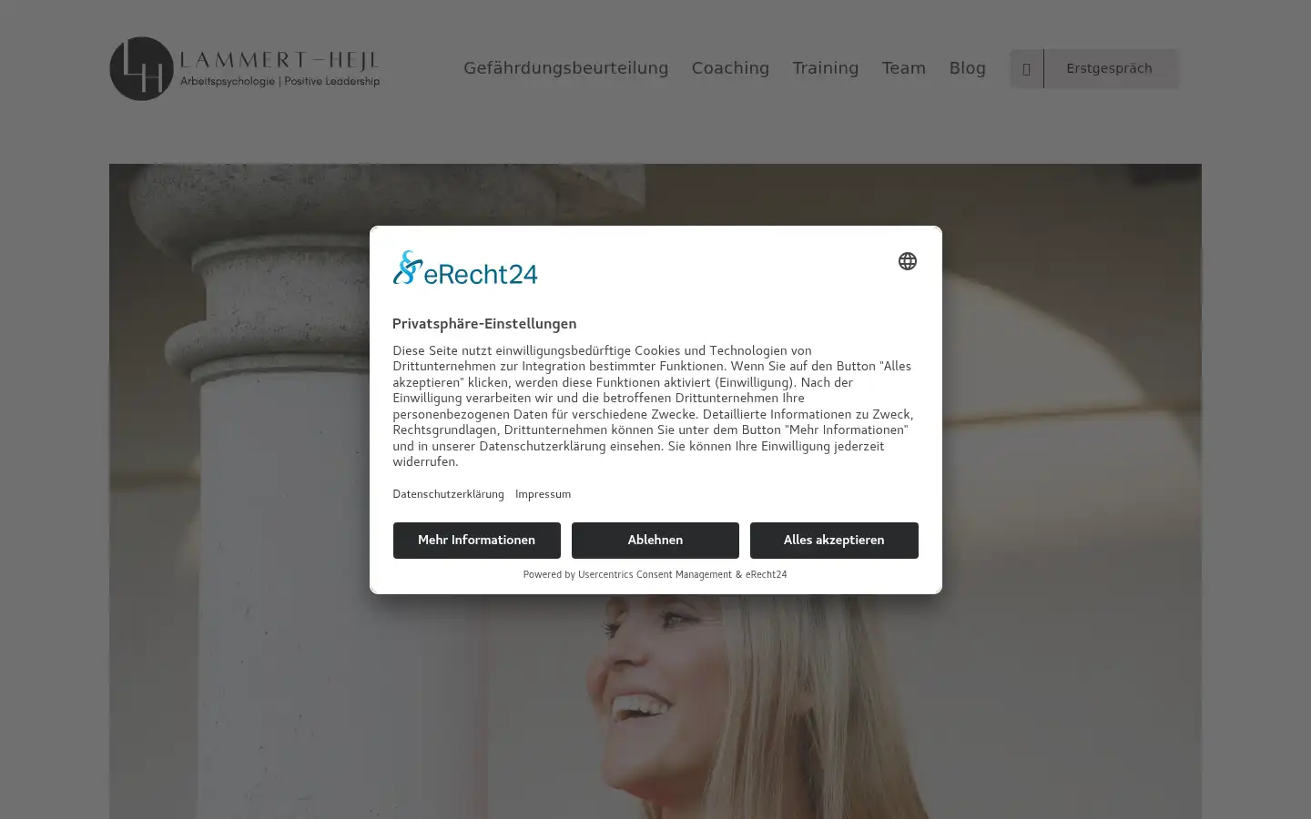 Screenshot of psychologie-lammert.com