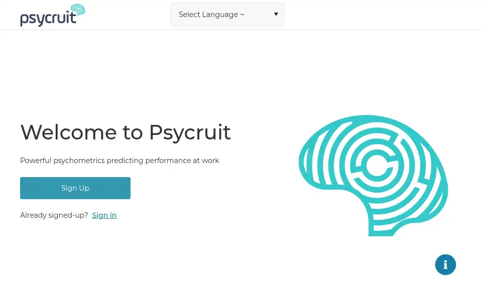 Screenshot of psycruit.com