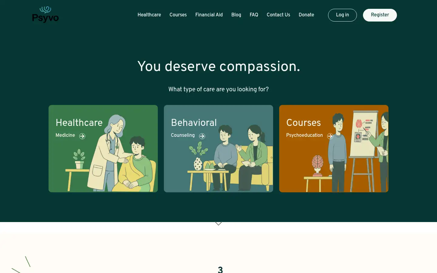 Screenshot of psyvo.com