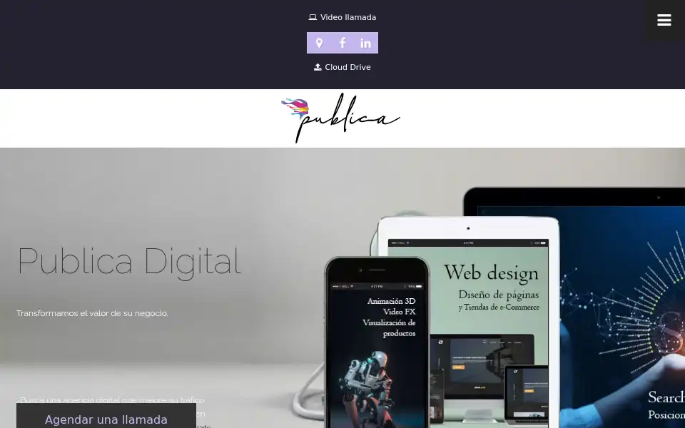Screenshot of publica.com.mx