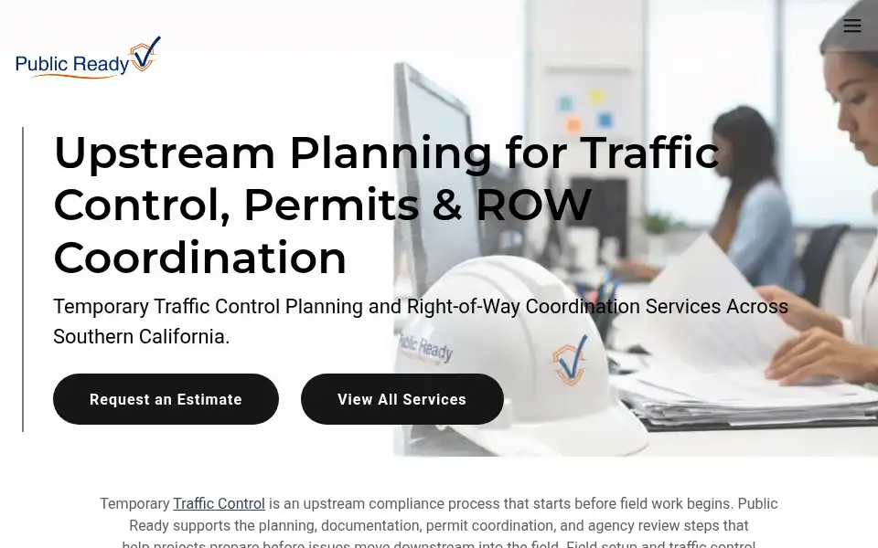 Screenshot of publicready.co