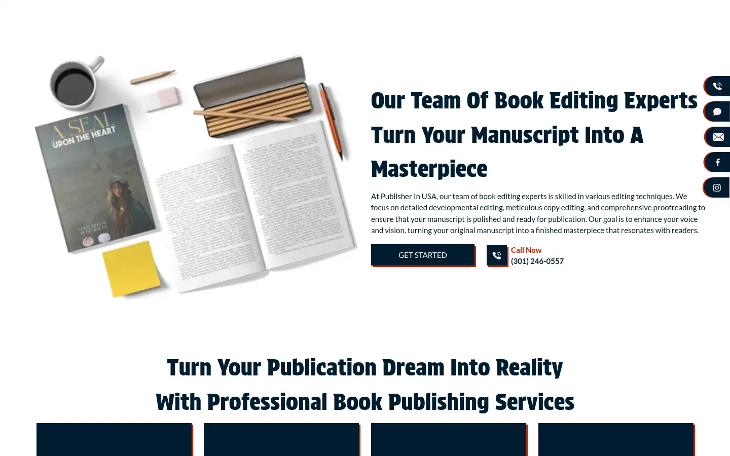 Screenshot of publisherinusa.com