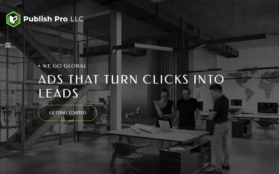 Screenshot of publishprollc.com