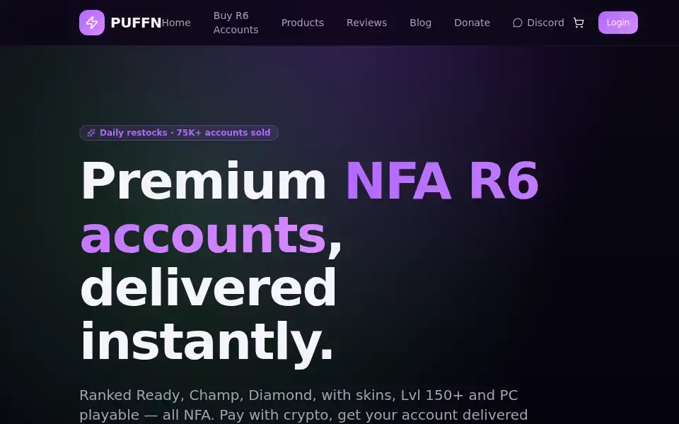 Screenshot of puffnnfa.xyz
