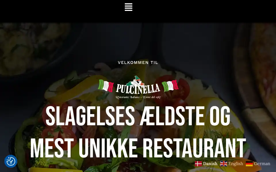 Screenshot of pulcinella.dk