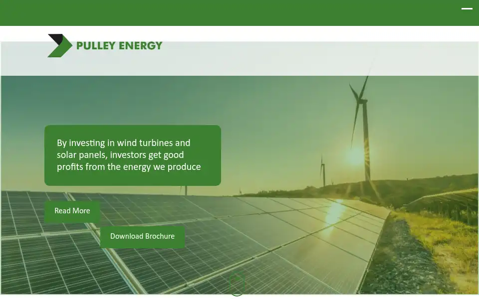 Screenshot of pulleyenergy.com