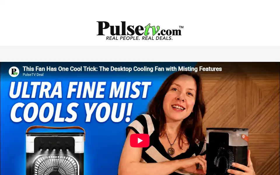Screenshot of pulsetv.com