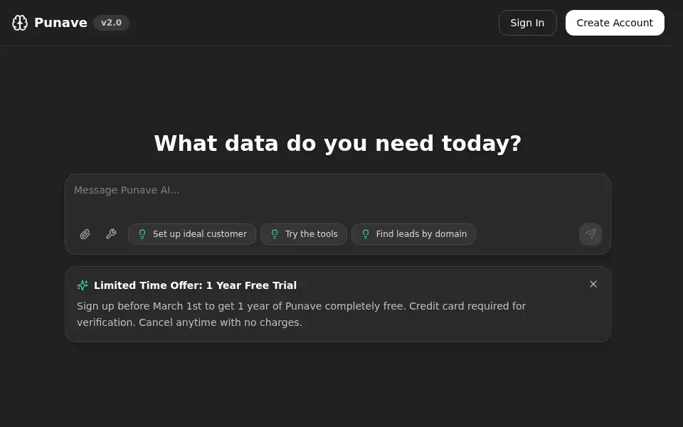 Screenshot of punave.com