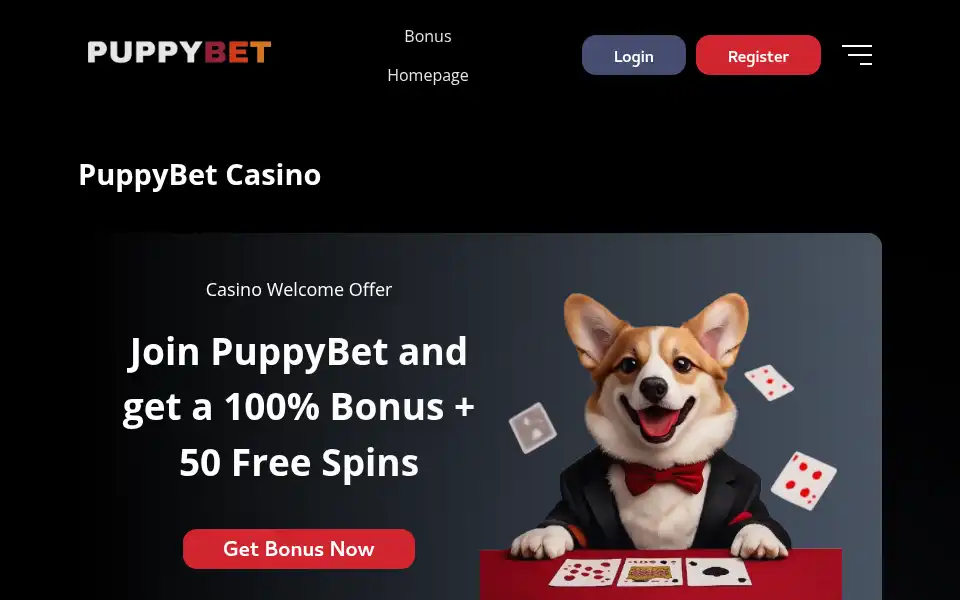 Screenshot of puppybet.app