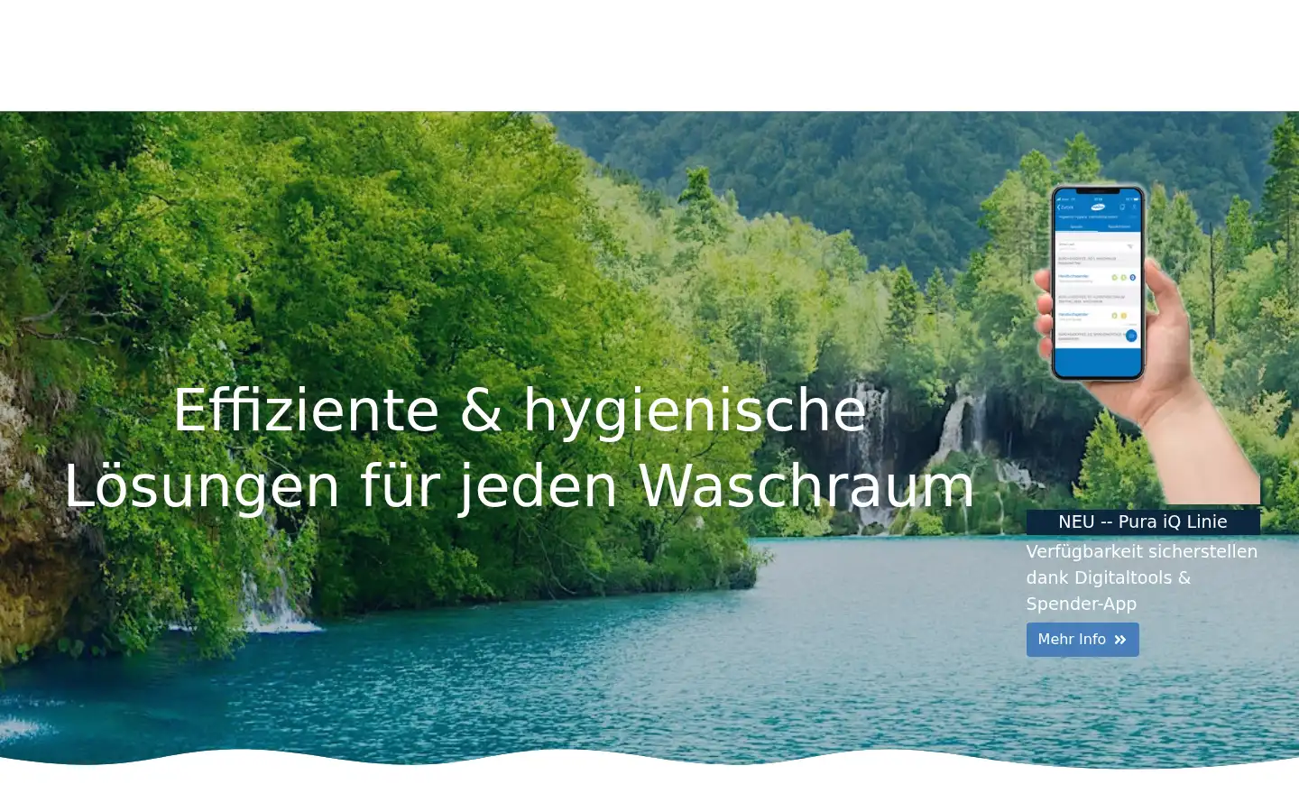 Screenshot of purahygiene.ch