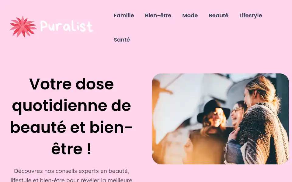 Screenshot of puralist.fr