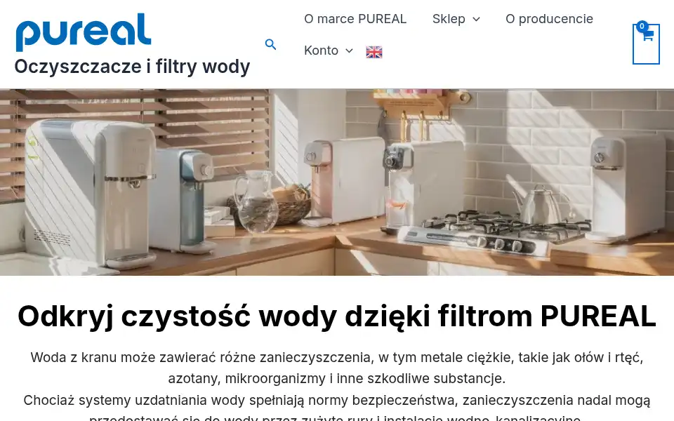 Screenshot of pureal.pl