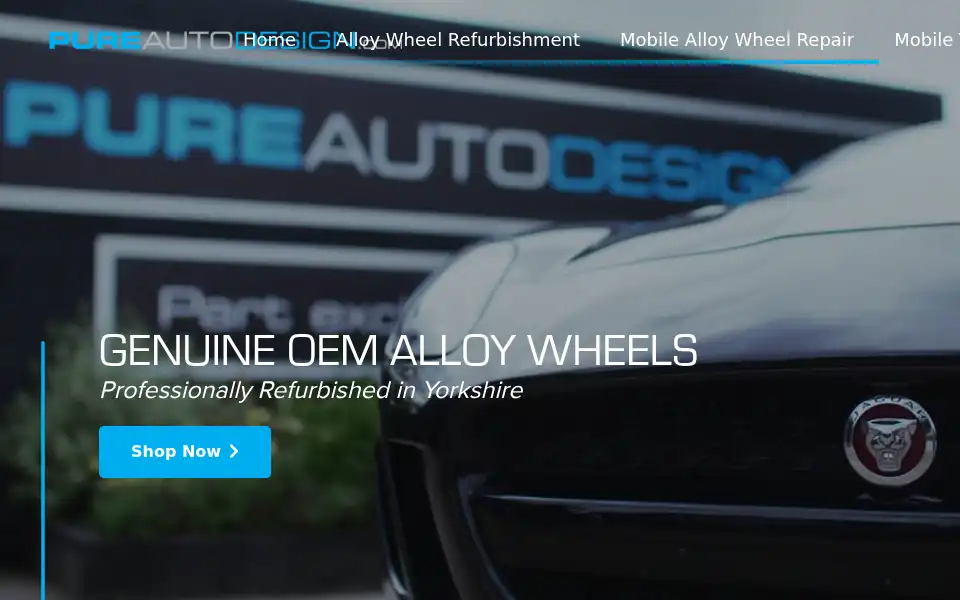 Screenshot of pureautodesign.com