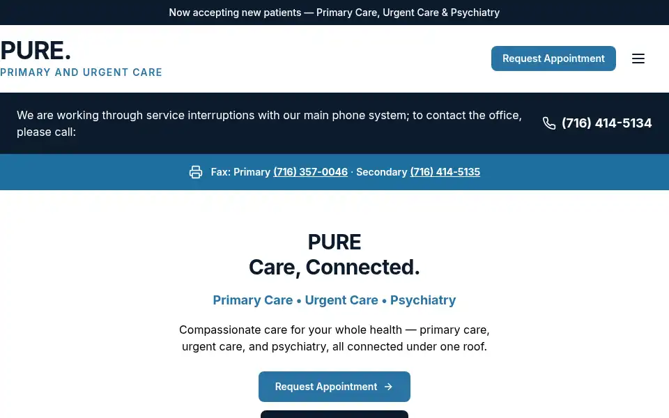 Screenshot of purepllc.com