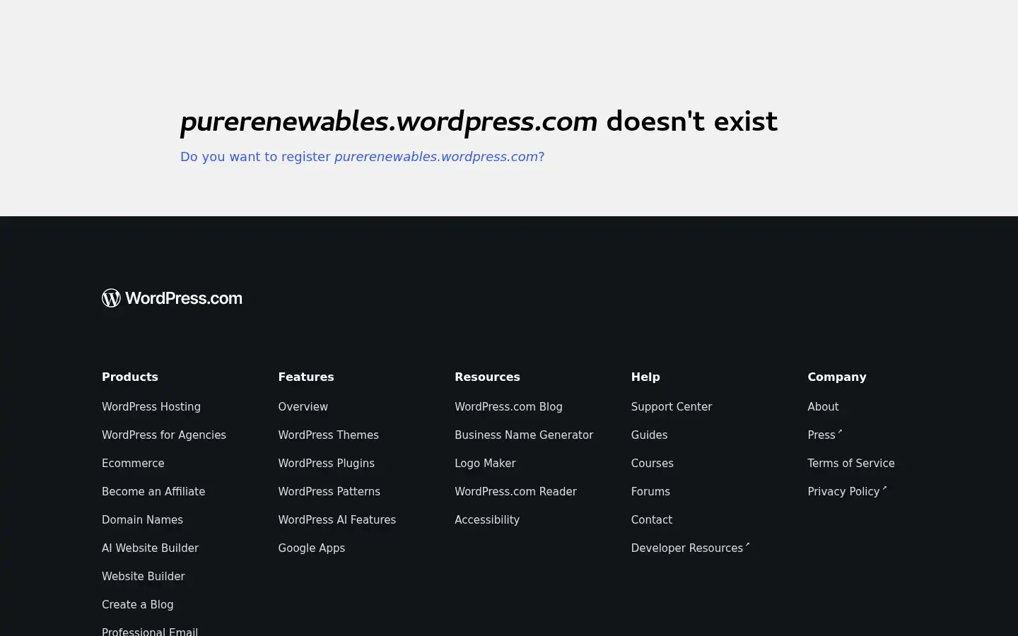 Screenshot of purerenewables.uk