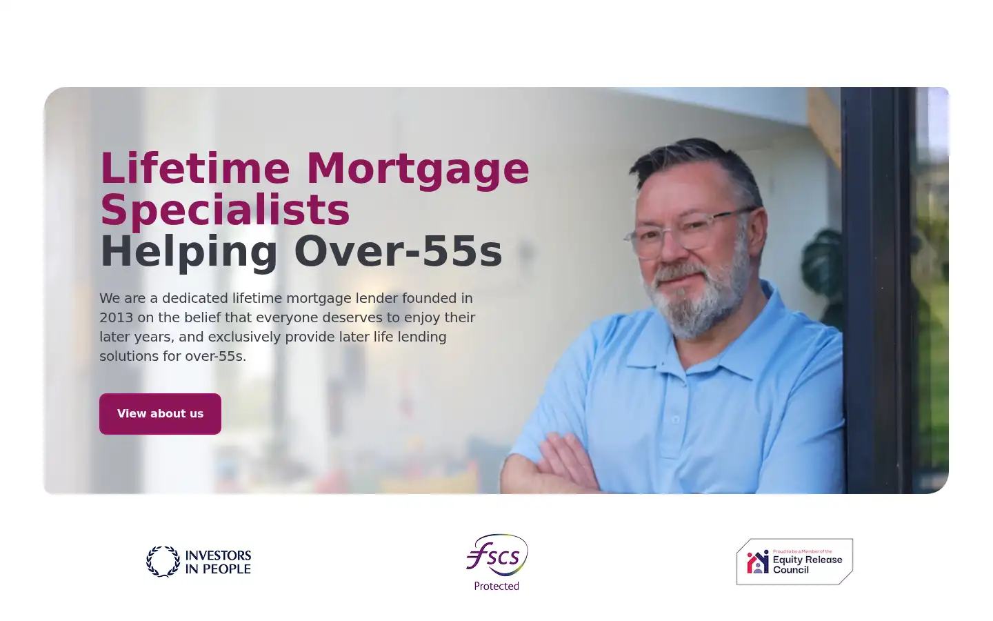 Screenshot of pureretirement.co.uk